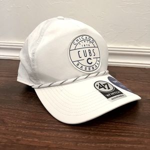 47’ Brand Chicago Cubs White Adjustable Hat